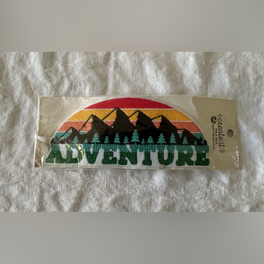 Create It Peel & Stick Iron-On Fabric “Adventure” Applique